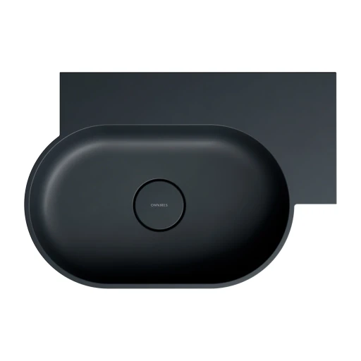 countertop/wall-mounted basin - right, 55 x 36 cm