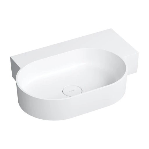 umywalka nablatowa/wisząca - prawa, 64 x 44 cm