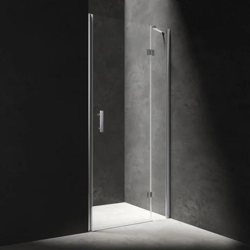 hinged shower door, 110 cm