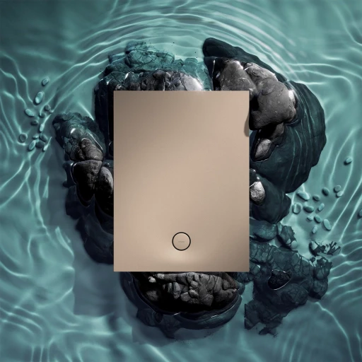 receveur de douche antidérapant en composite, 90 x 90 cm