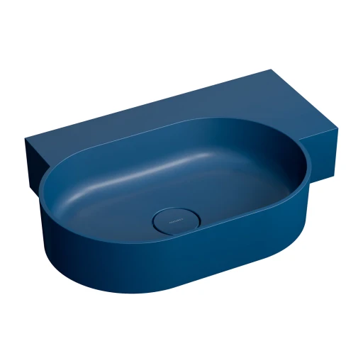 vasque à poser/suspendu - droite, 64 x 44 cm