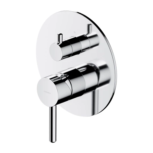 exposed element for 2-way shower mixer