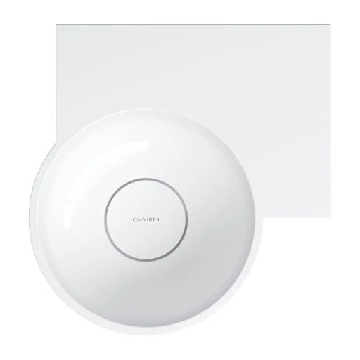 vasque à poser/suspendu - droite, 33 x 34 cm