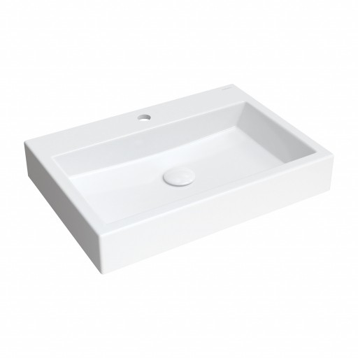 countertop/wall-mounted basin, 60 x 42 cm