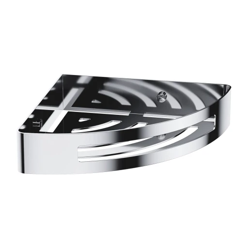 corner shower basket, 21 x 21 x 5 cm