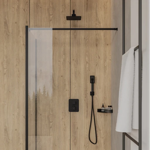 thermostatic shower system for concealed installation