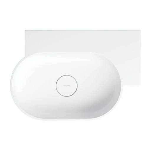 umywalka nablatowa/wisząca - prawa, 55 x 38 cm