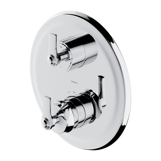 ARMANCE Unterputz-badewannen- und duscharmatur mit thermostat mit 3  ausläufen (AM5238/6CR) - OMNIRES