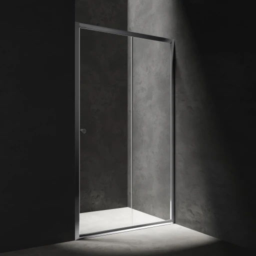 sliding shower door, 140 cm