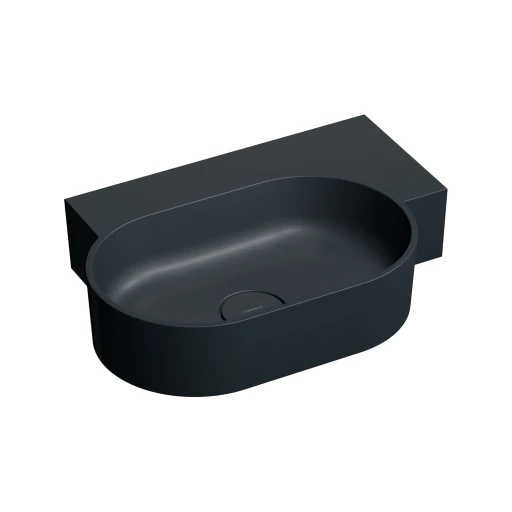 countertop/wall-mounted basin - right, 55 x 36 cm