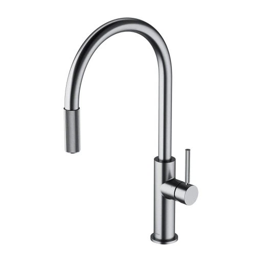 bateria kuchenna z wyciąganą wylewką do podłączenia zestawu filtrującego