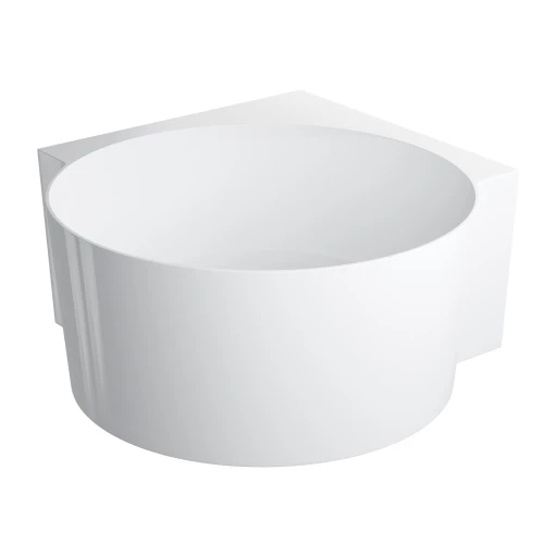 round corner bath, 120 x 120 cm