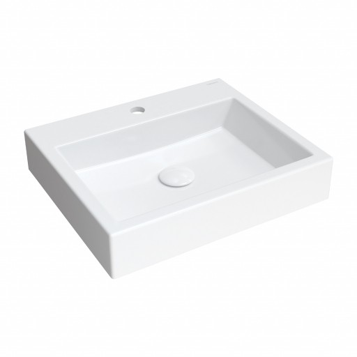 countertop/wall-mounted basin, 50 x 42 cm