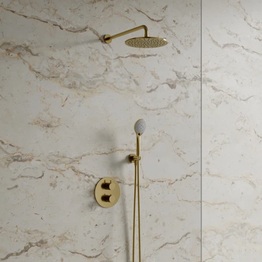 termostatyczny system prysznicowy podtynkowy