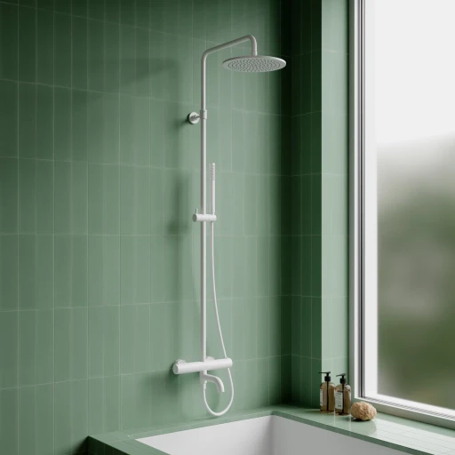 thermostatic bath system for exposed installation