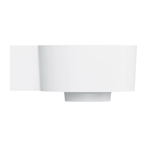 umywalka nablatowa/wisząca - lewa, 33 x 34 cm