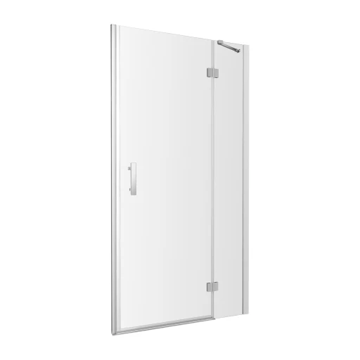 shower enclosure element: side wall with door, 120 cm