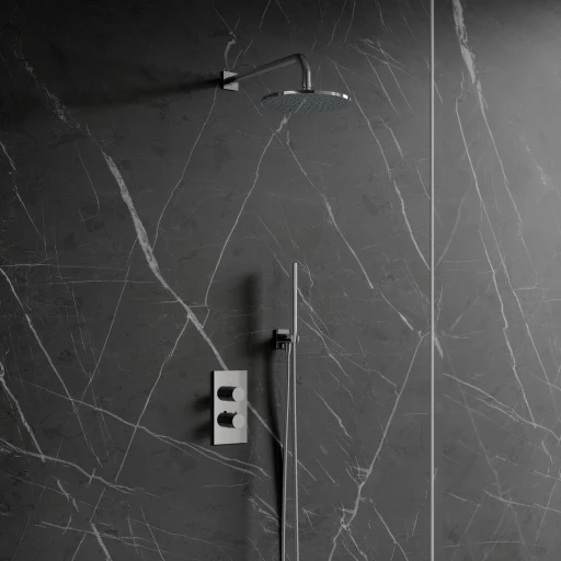 Unterputz-Duschsystem mit Thermostat