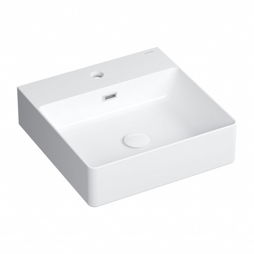 countertop/wall-mounted basin, 42 x 43 cm