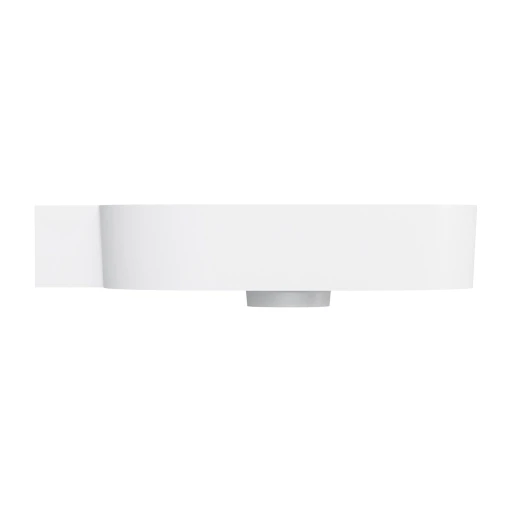 countertop/wall-mounted basin - left, 64 x 44 cm
