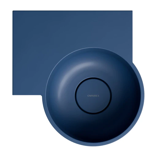 countertop/wall-mounted basin - left, 33 x 34 cm