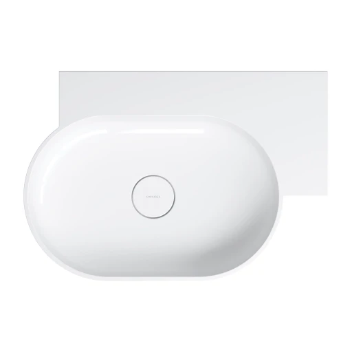 countertop/wall-mounted basin - right, 64 x 44 cm