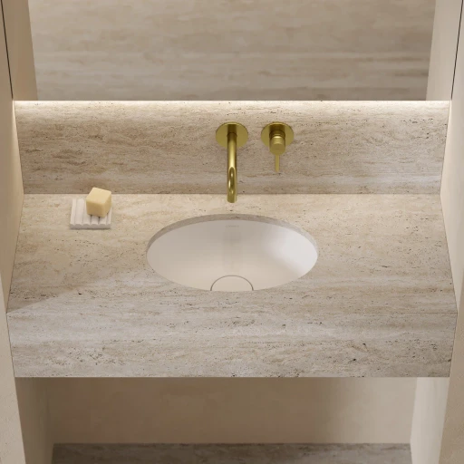 undercounter basin, 38 x 25 cm