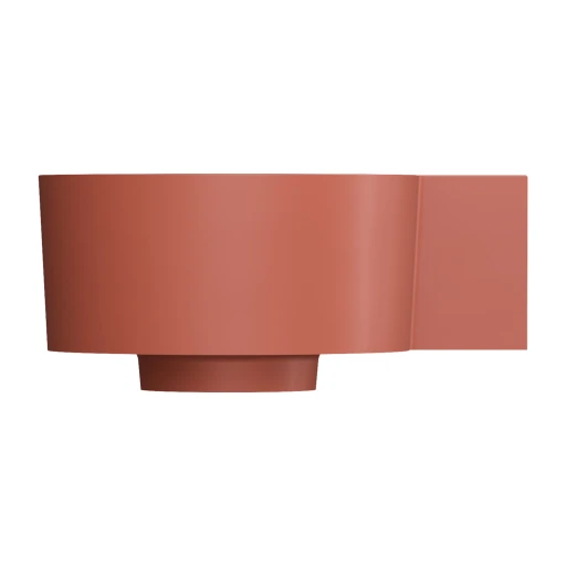 countertop/wall-mounted basin - right, 33 x 34 cm