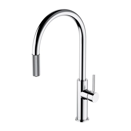 bateria kuchenna z wyciąganą wylewką do podłączenia zestawu filtrującego