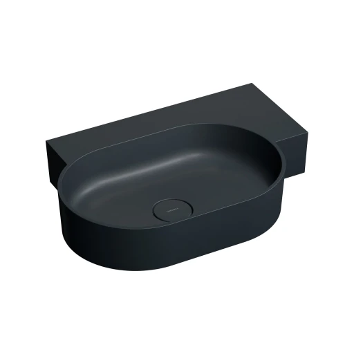countertop/wall-mounted basin - right, 64 x 44 cm