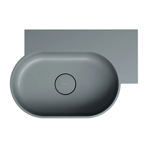 countertop/wall-mounted basin - right, 55 x 36 cm