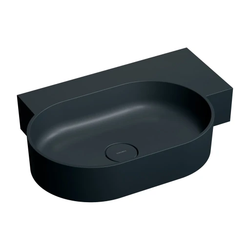 vasque à poser/suspendu - droite, 64 x 44 cm