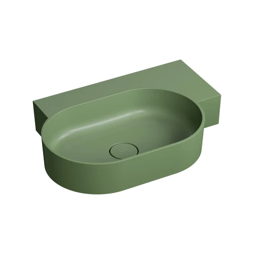 countertop/wall-mounted basin - right, 64 x 44 cm