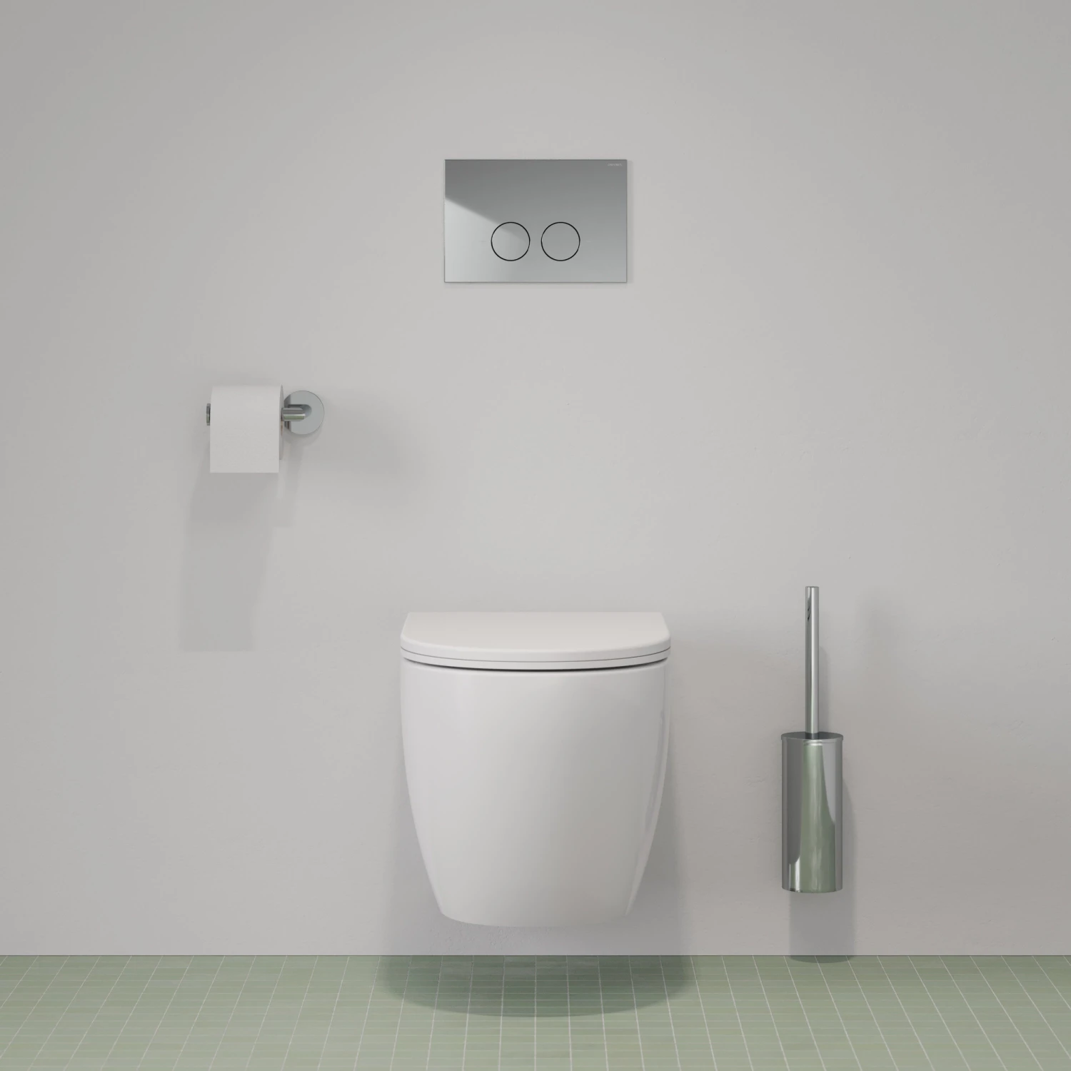 STRONGFRAME stelaż podtynkowy do miski toaletowej z ECO spłukiwaniem + MINIMAL przycisk spłukujący