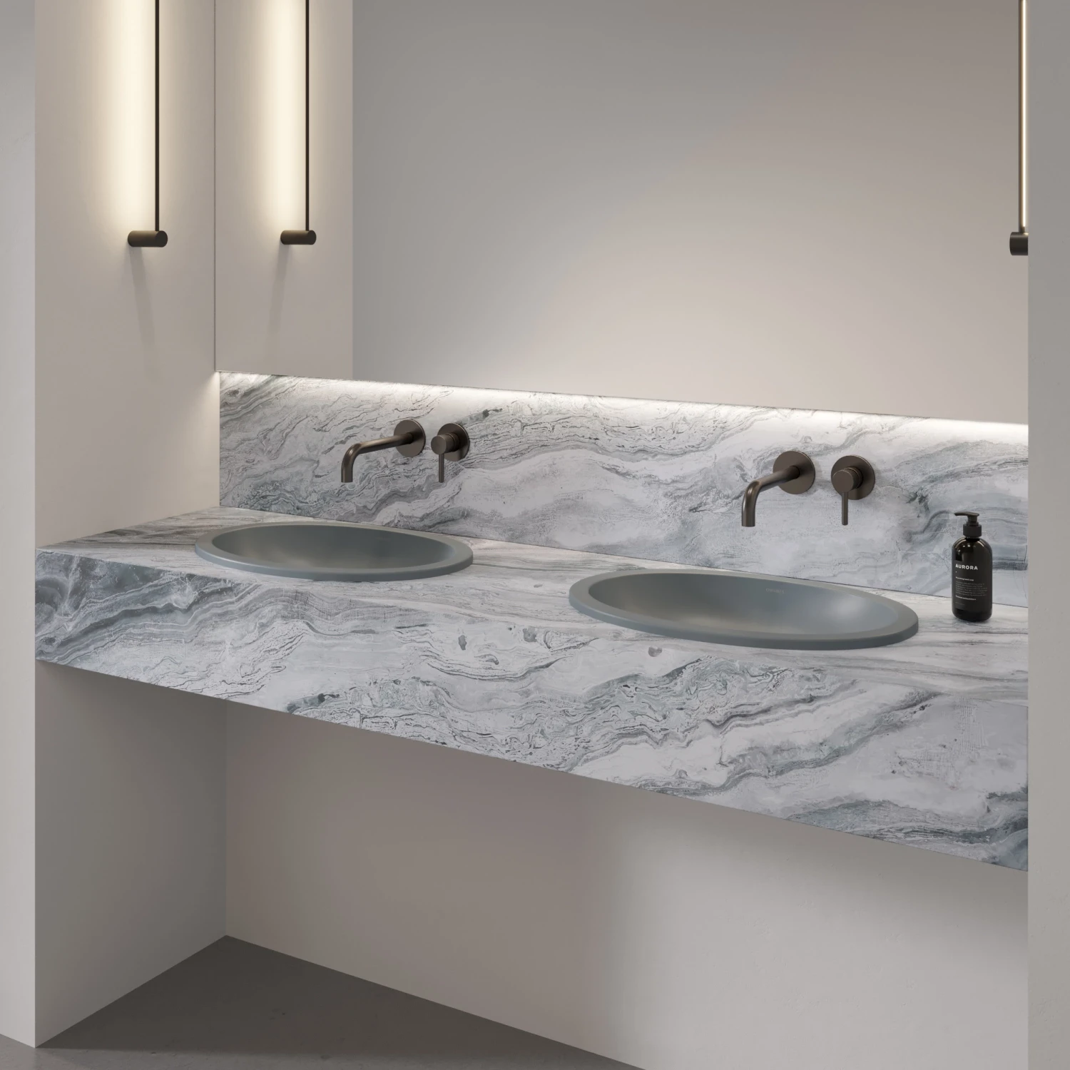undercounter basin, 48 x 31 cm