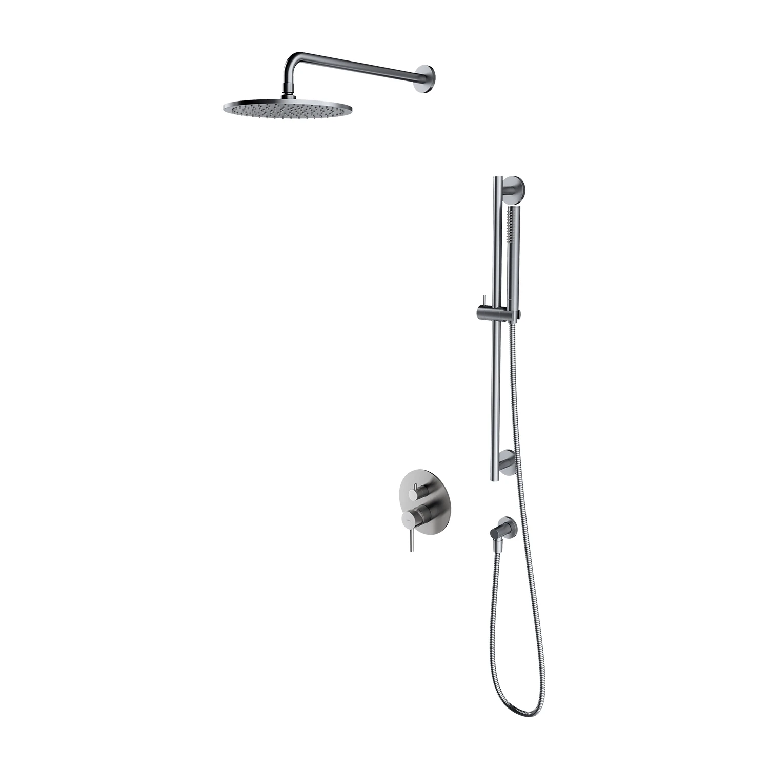 2-way shower system for concealed installation