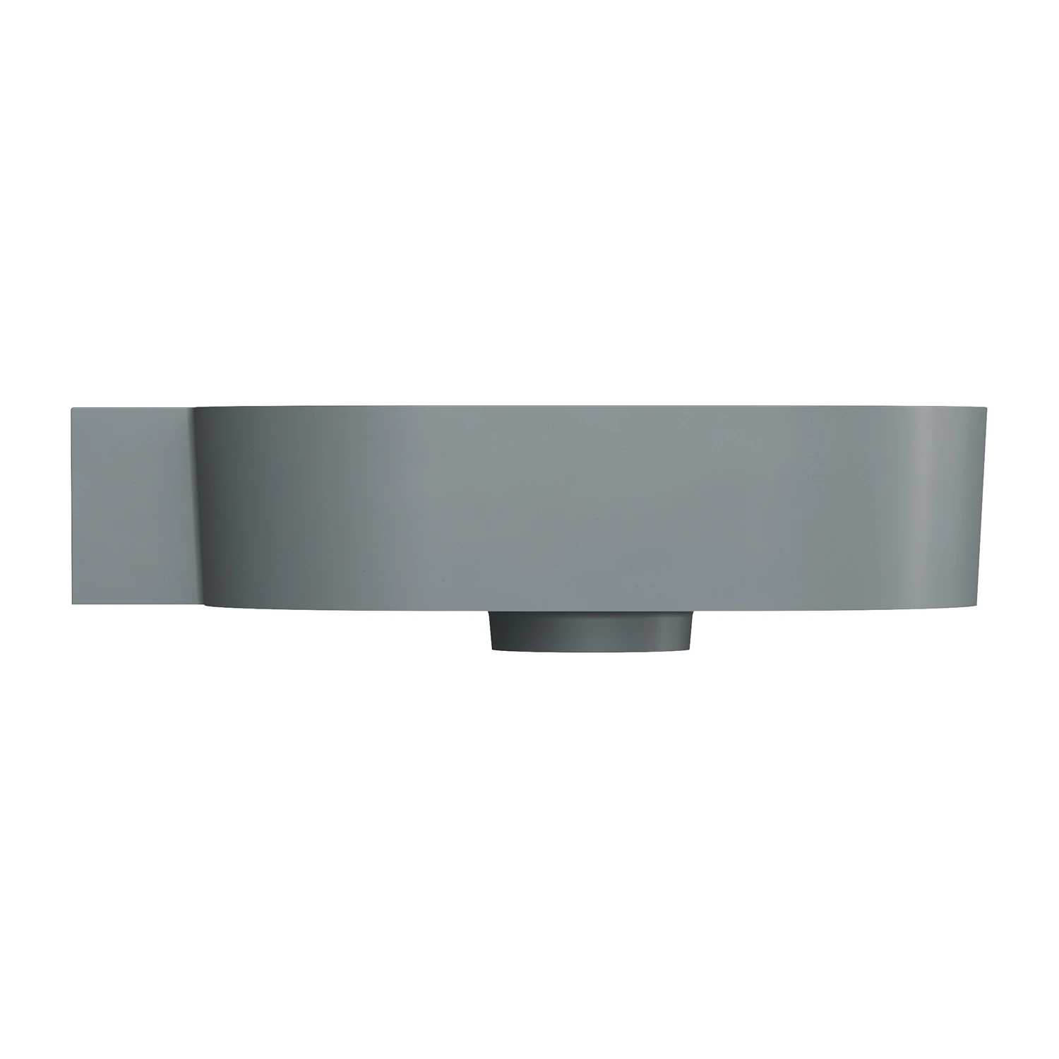 countertop/wall-mounted basin - left, 55 x 36 cm