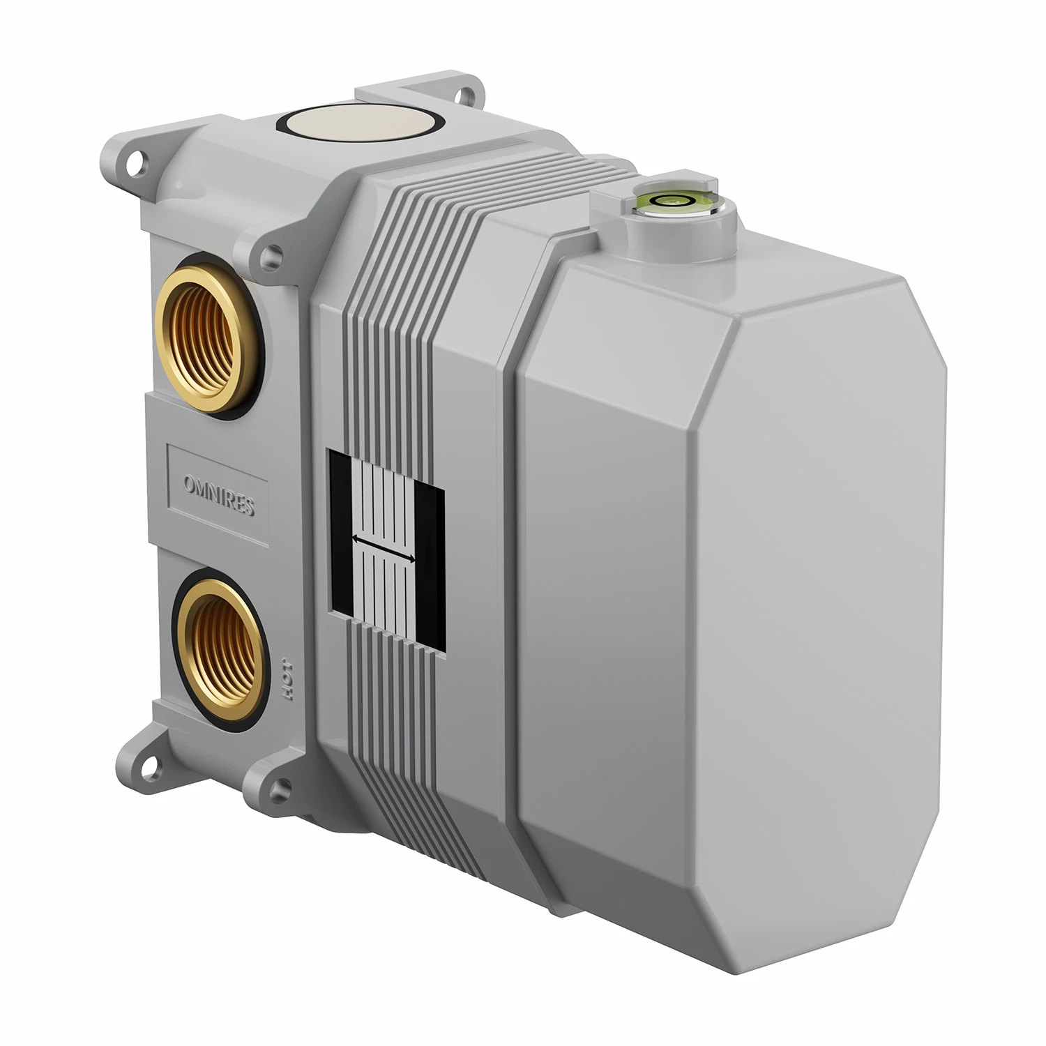 built-in part for 2-way shower mixer