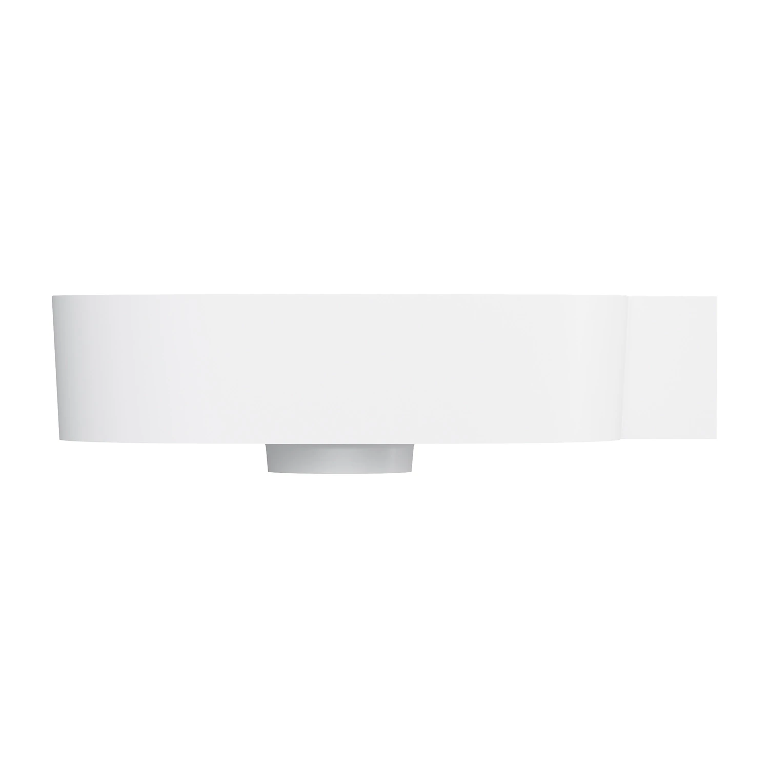 countertop/wall-mounted basin - right, 55 x 36 cm