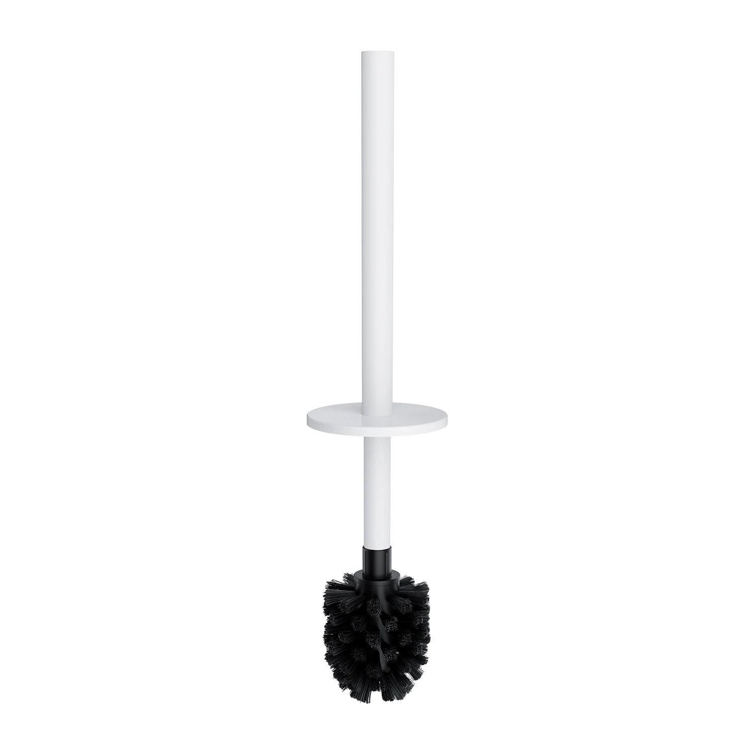 free-standing toilet roll and brush holder