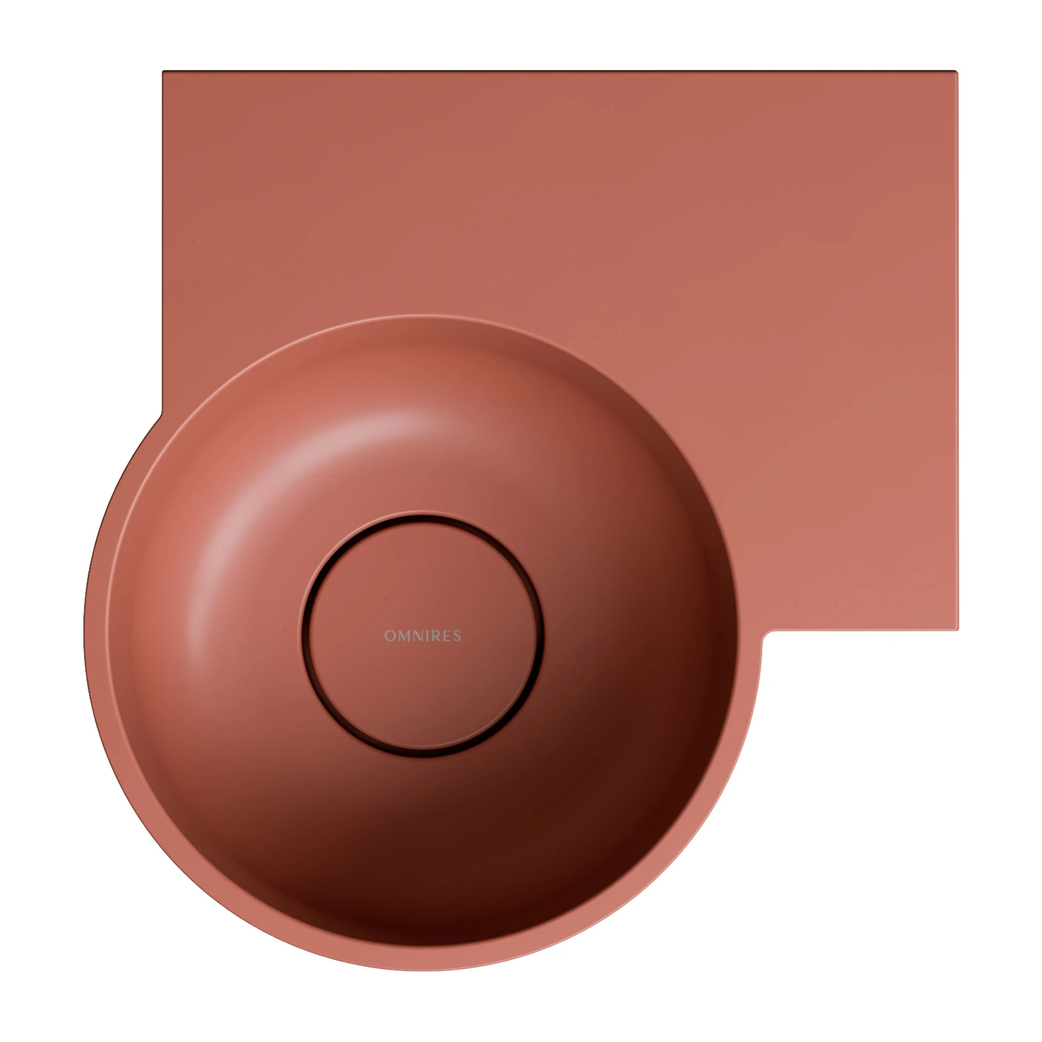 countertop/wall-mounted basin - right, 33 x 34 cm