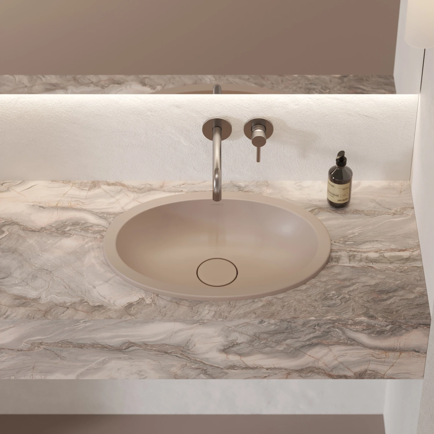 undercounter basin, 48 x 31 cm