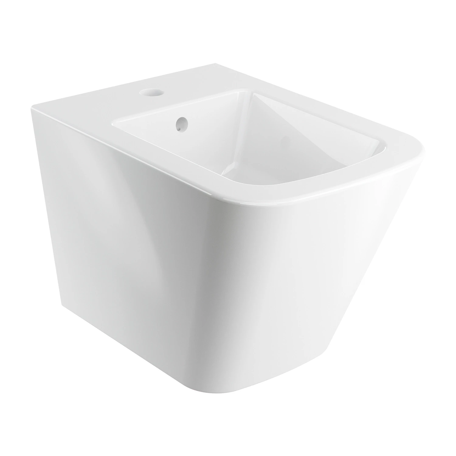 wall-mounted bidet, 49 x 35 cm
