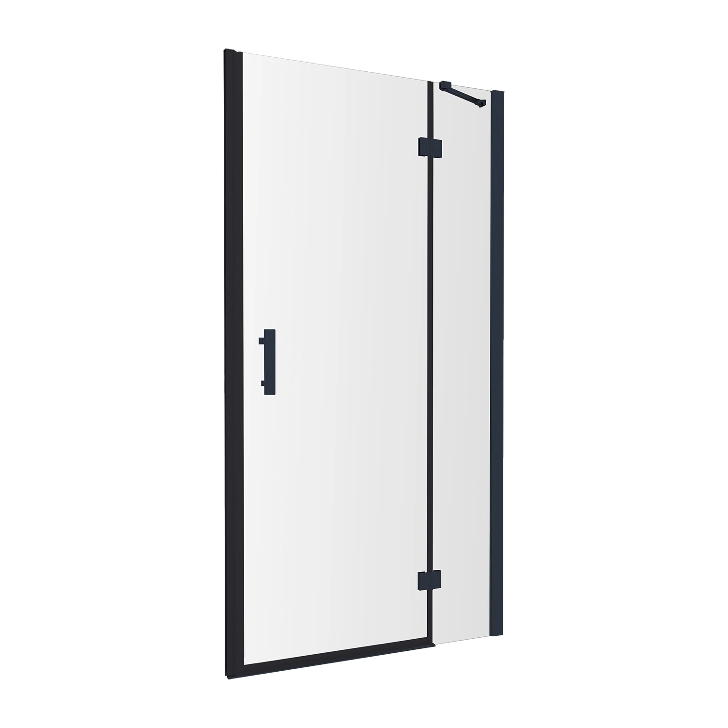 shower enclosure element: side wall with door, 100 cm