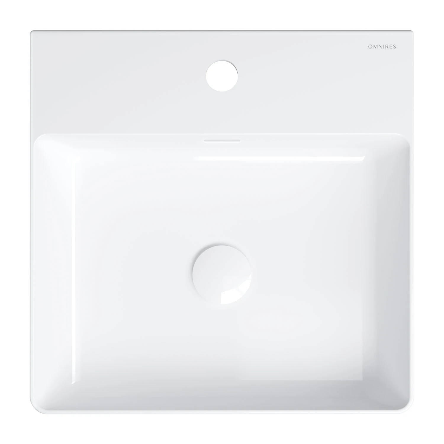 countertop/wall-mounted basin, 42 x 43 cm