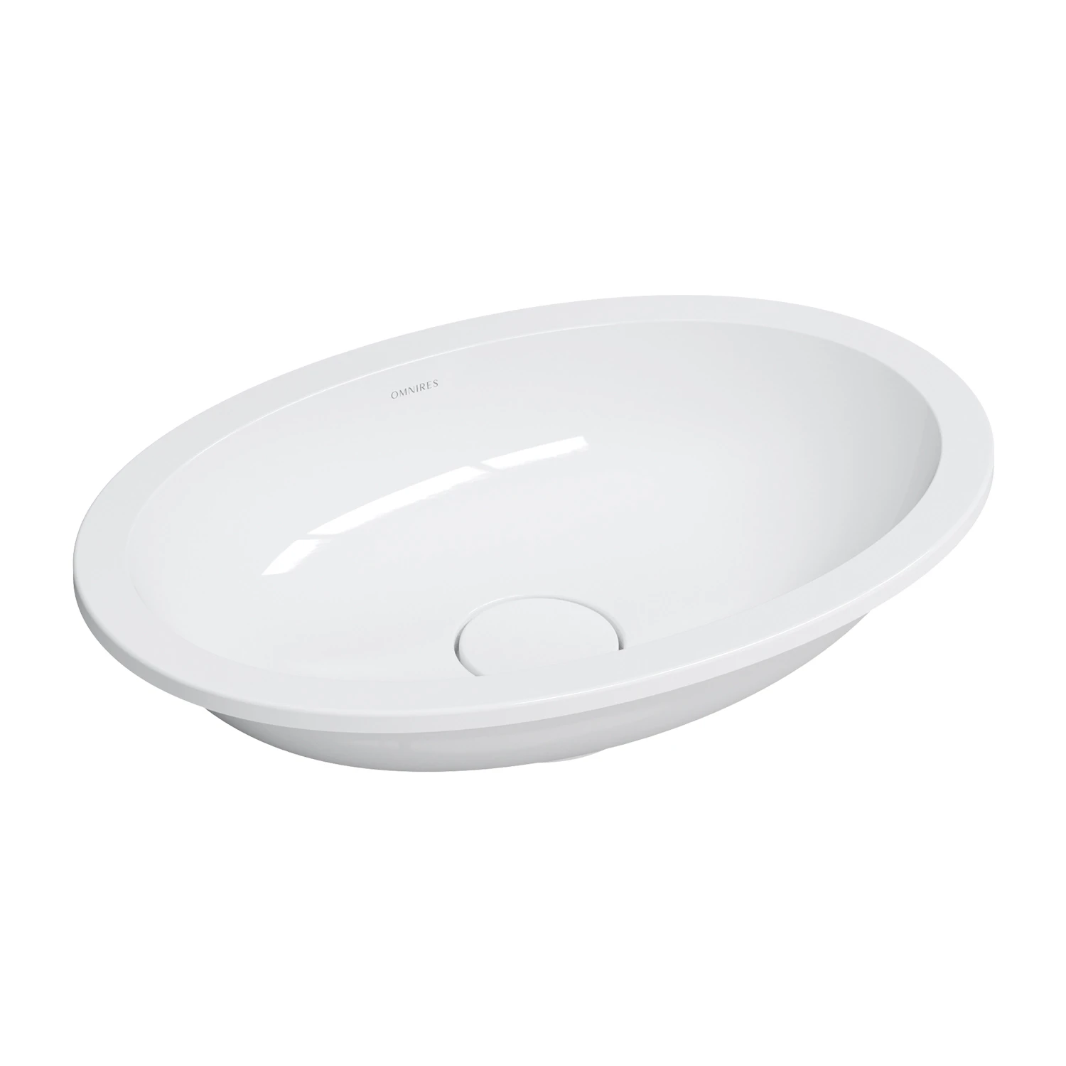undercounter basin, 48 x 31 cm