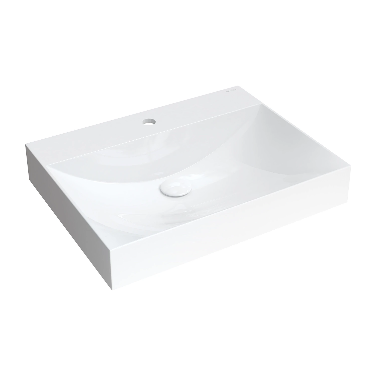 countertop/wall-mounted basin, 60 x 46 cm