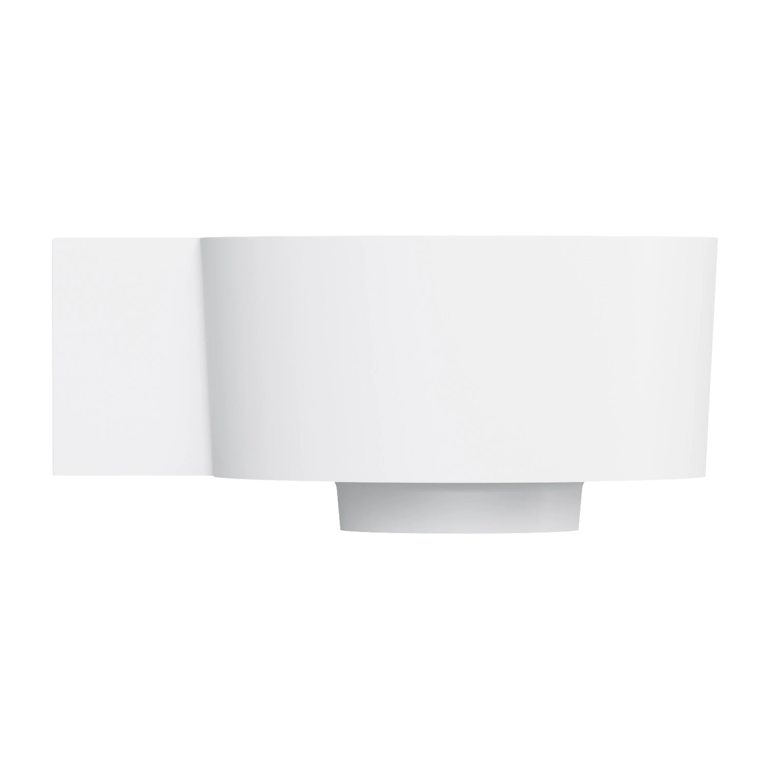 vasque à poser/suspendu - gauche, 33 x 34 cm