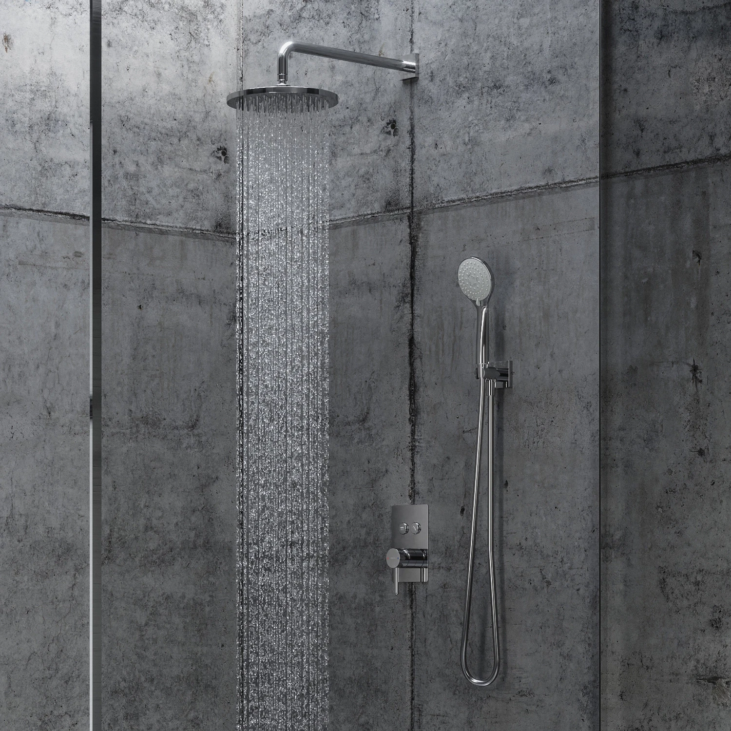 shower head, ø30 cm