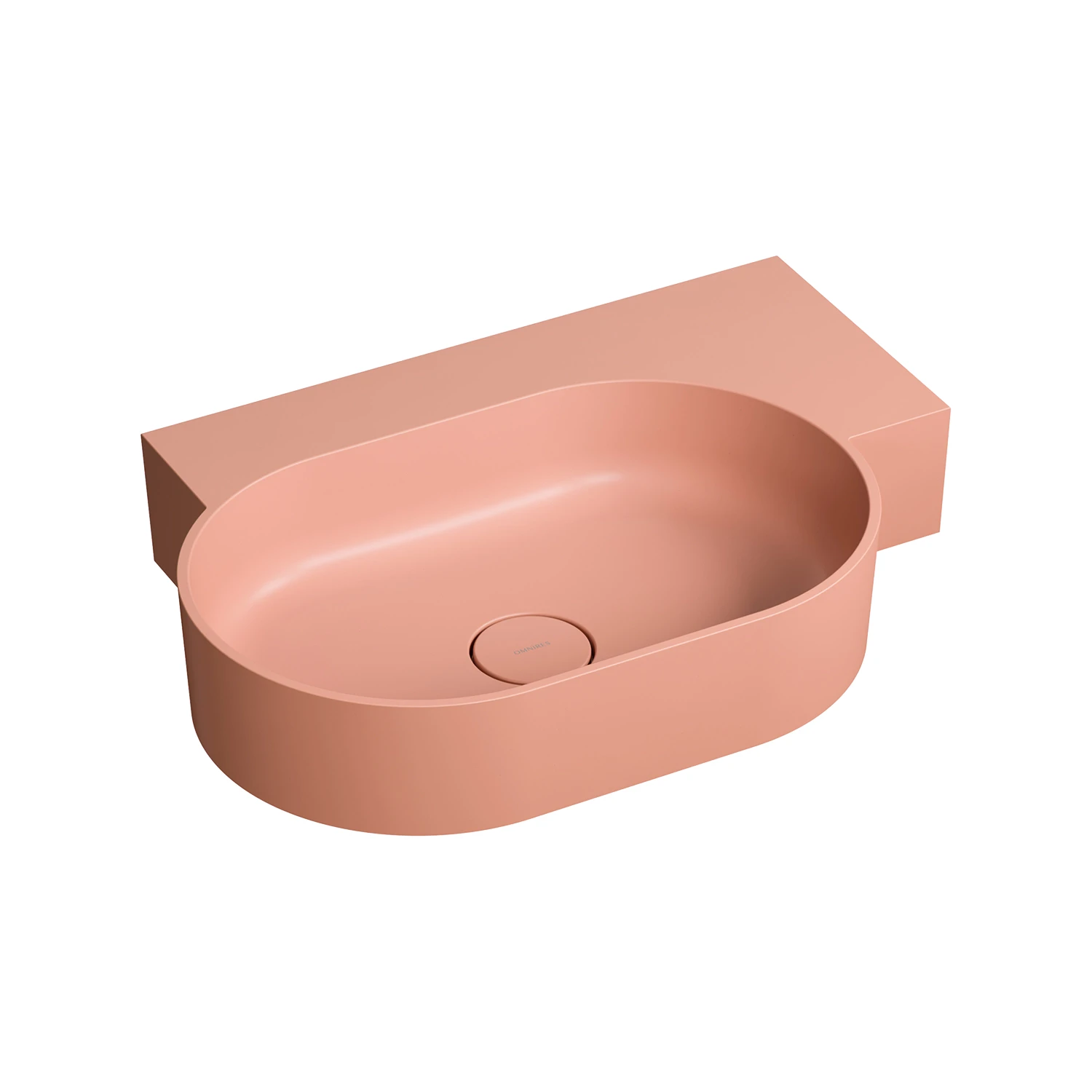countertop/wall-mounted basin - right, 64 x 44 cm